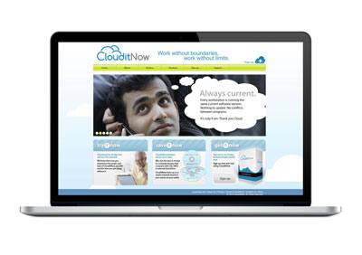 Web Design for Software Company CloudItNow